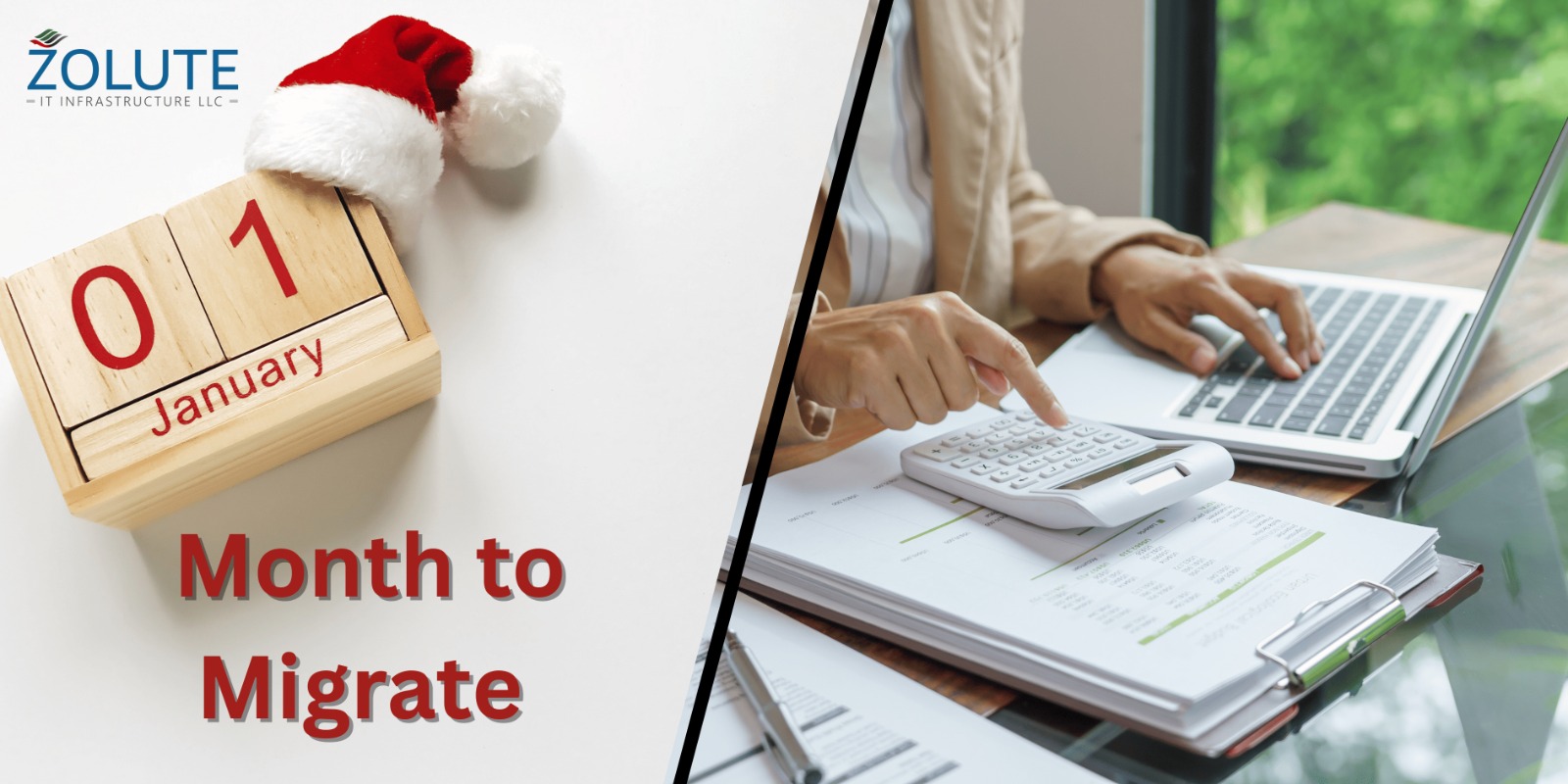 Accountant closing year-end books and preparing financial data for the new fiscal year