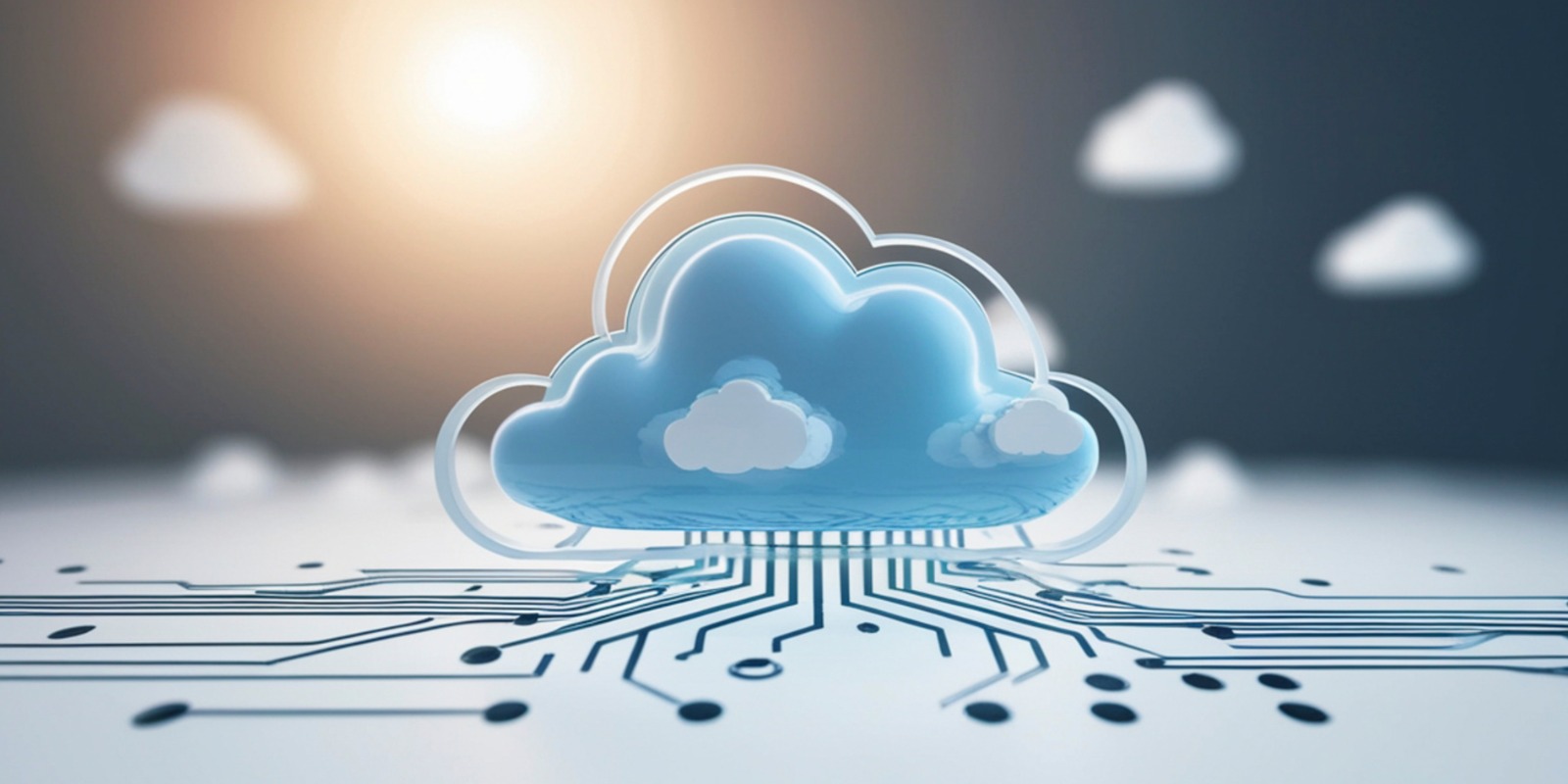Cloud-native accounting dashboard showing real-time financial data and reports