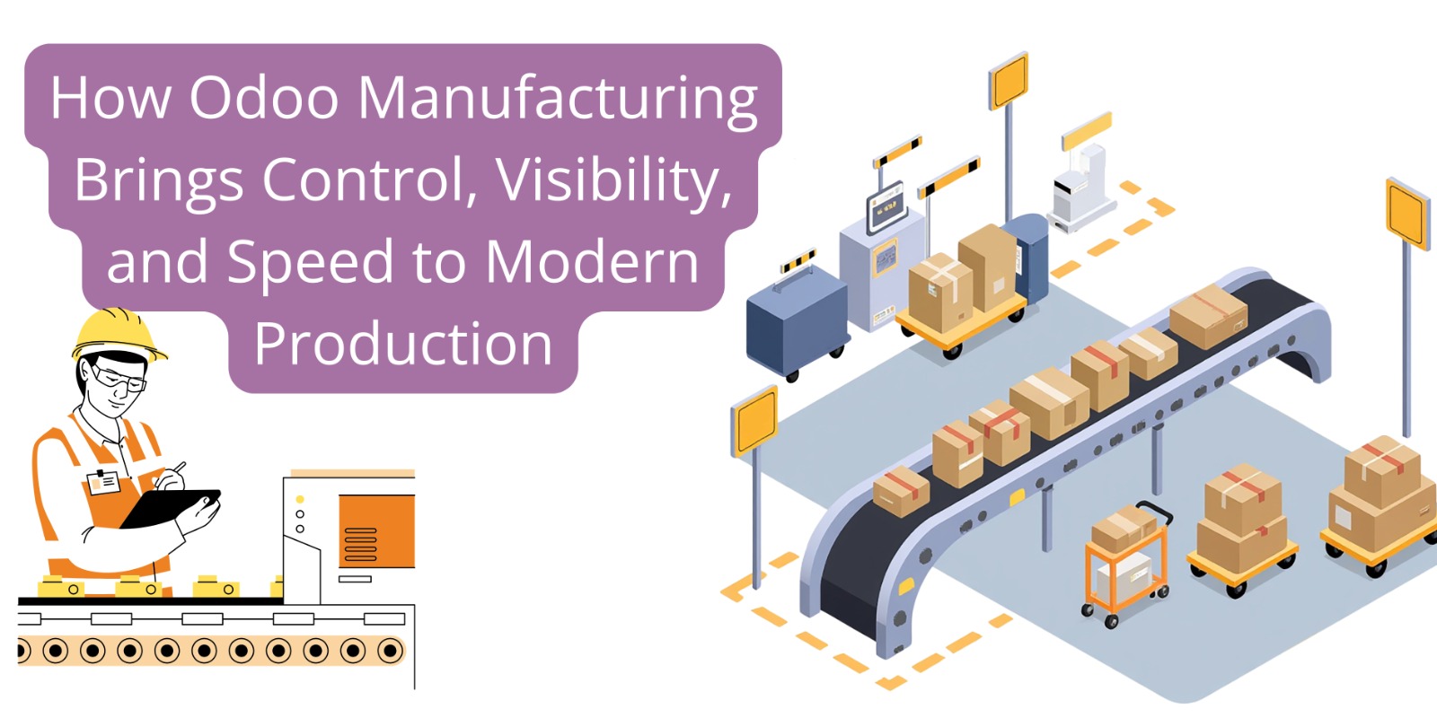 Odoo manufacturing dashboard showing real-time shop floor production status and work orders.