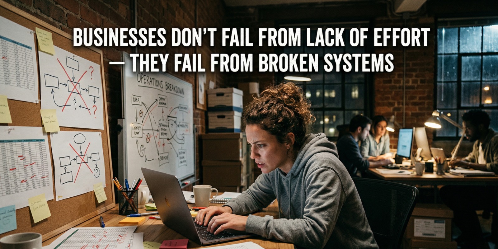 Businesses Don’t Fail From Lack of Effort — They Fail From Broken Systems